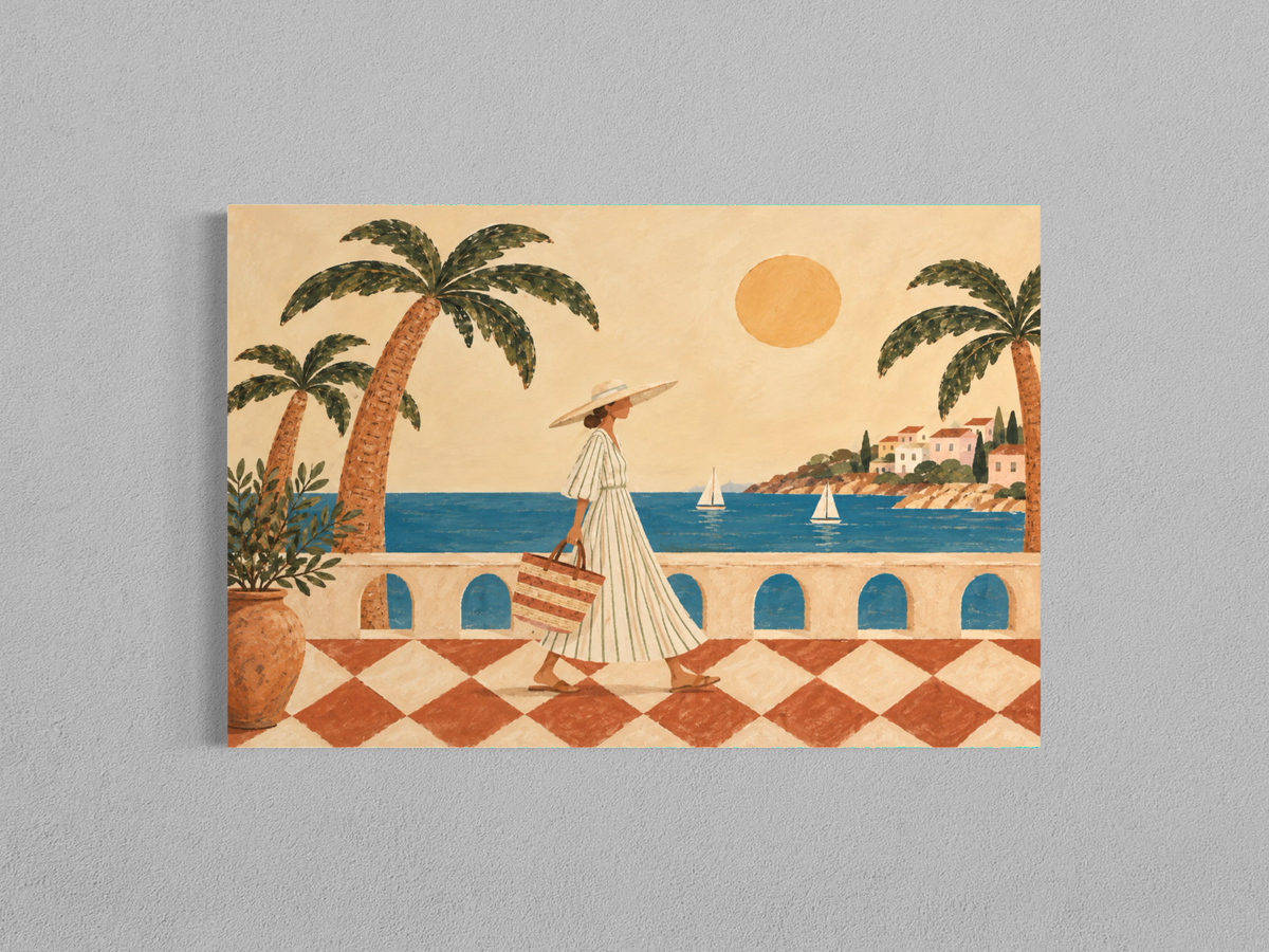 Promenade Méditerranéenne – Élégance au bord de mer