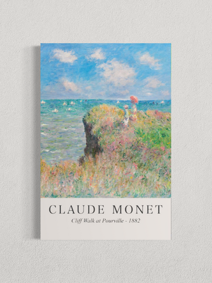 Promenade sur la falaise à Pourville – Claude Monet (1882)