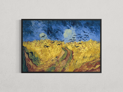 Champ de blé aux corbeaux – Vincent van Gogh)