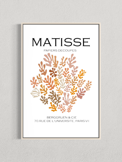 Matisse – Papiers Découpés aux Tons Naturels