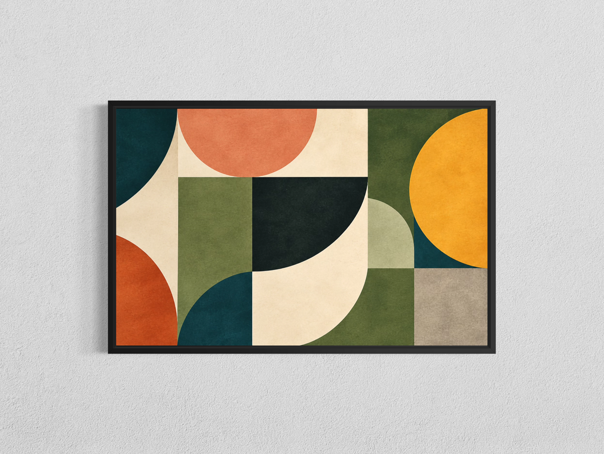 Formes Modernes — Art Géométrique Mid-Century