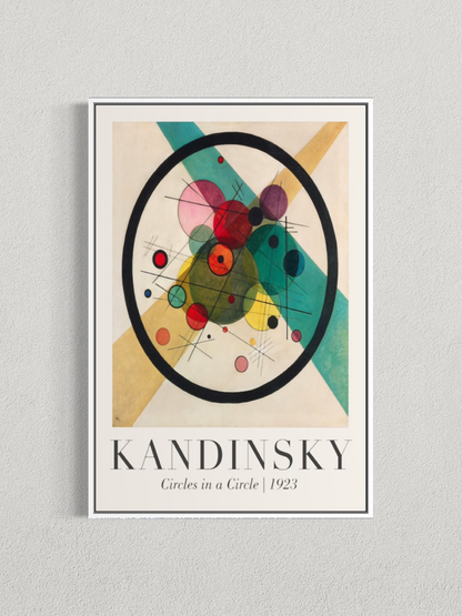 Cercles dans un cercle – Wassily Kandinsky (1923)
