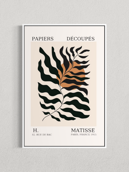Matisse – Feuillage Abstrait, Affiche Vintage