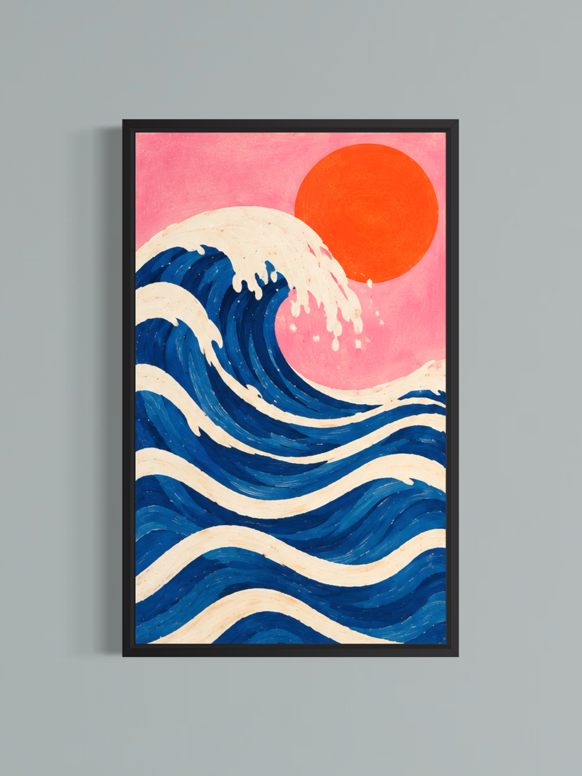 Vague Solaire — Art Japonais Coloré