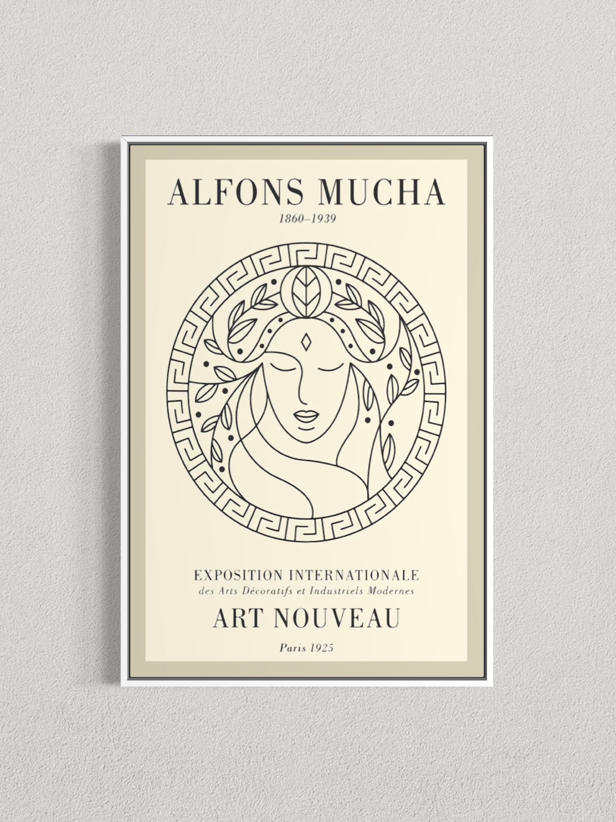 Affiche Art Nouveau – Hommage à Alphonse Mucha