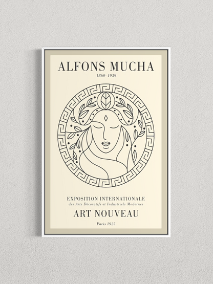 Affiche Art Nouveau – Hommage à Alphonse Mucha