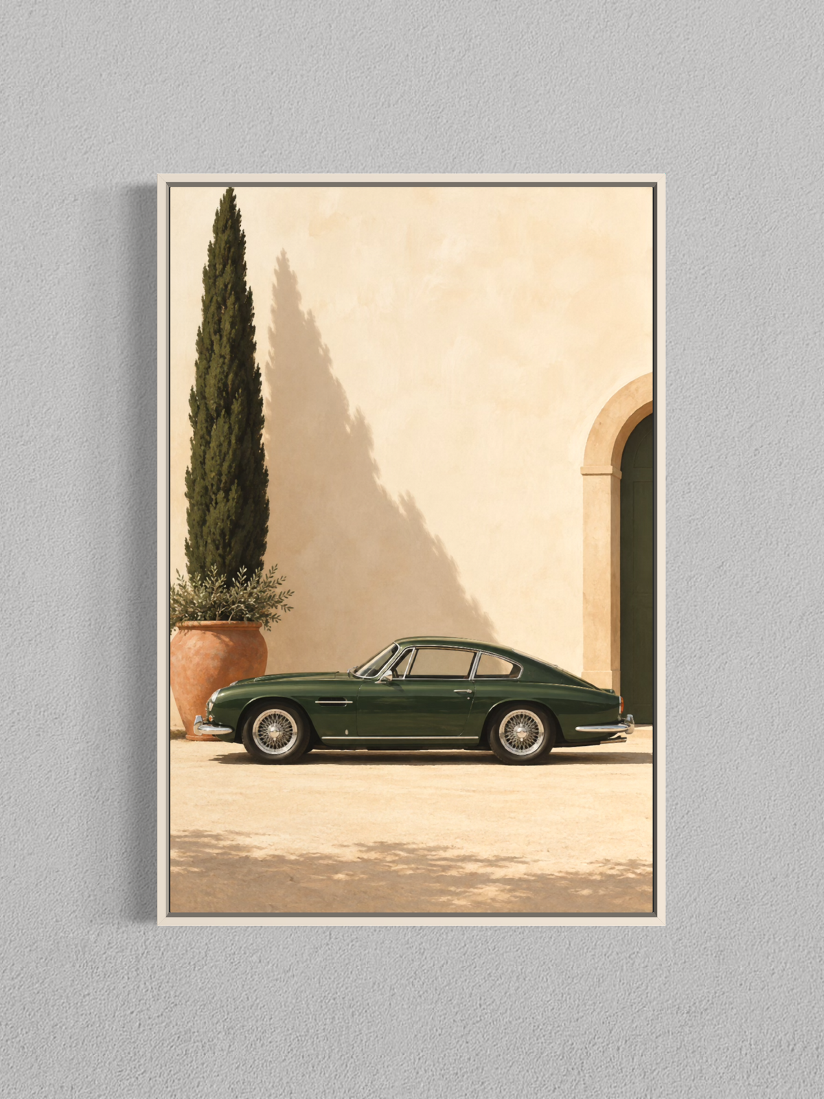 Élégance Classique – Voiture Vintage Méditerranéenne