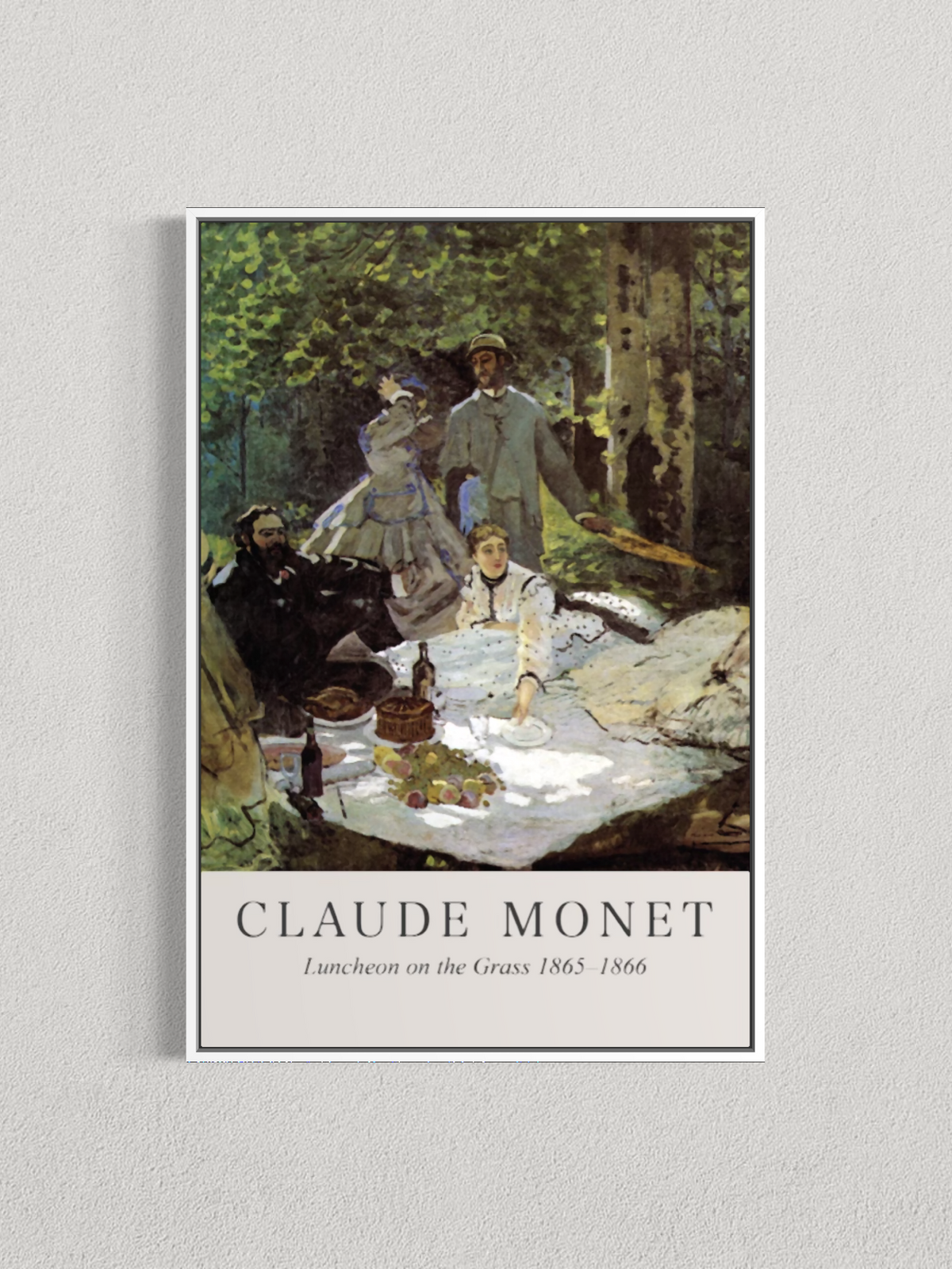Le Déjeuner sur l’herbe – Claude Monet (1865–1866)