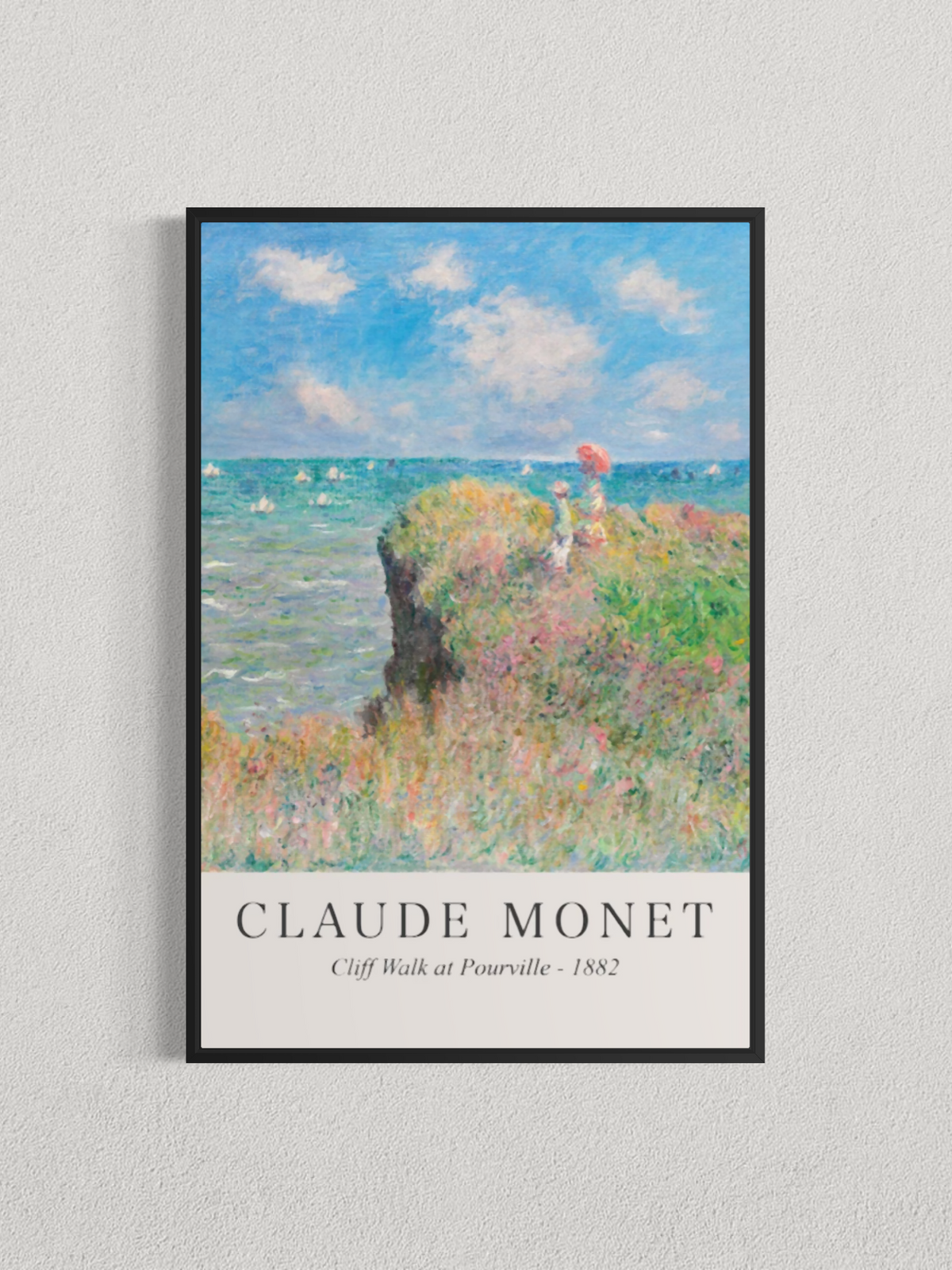Promenade sur la falaise à Pourville – Claude Monet (1882)