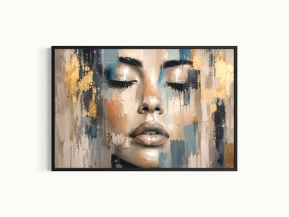 Éclat Intérieur – Portrait Abstrait Contemporain