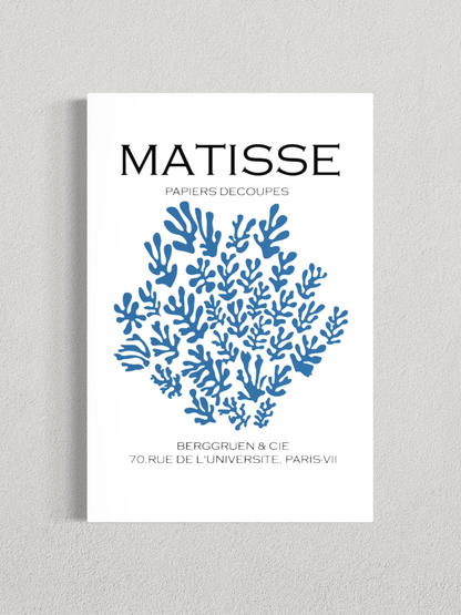 Matisse – Papiers Découpés Bleus, Affiche Vintage