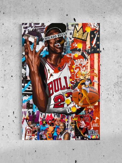 Chicago 23 – Toile Basketball Street Art