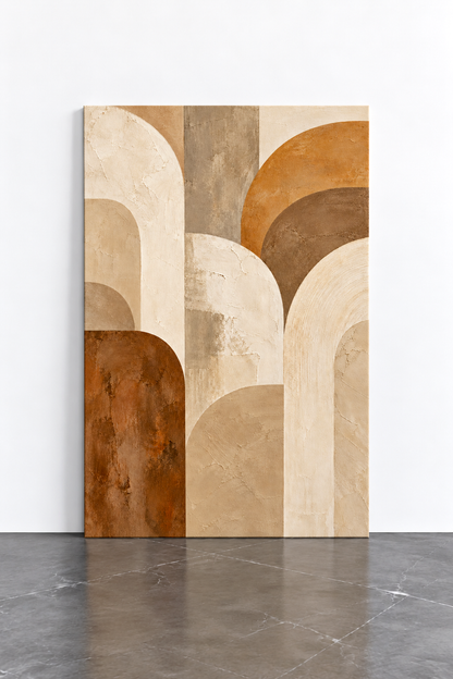 Arches de Terre — Art abstrait texturé