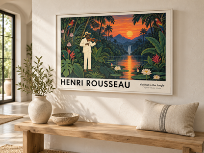 Le Violoniste dans la jungle – Hommage à Henri Rousseau