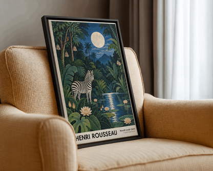 Zèbre au clair de lune – Hommage à Henri Rousseau