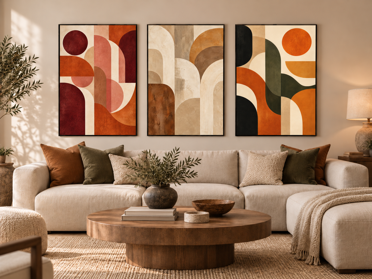 Arches de Terre — Art abstrait texturé