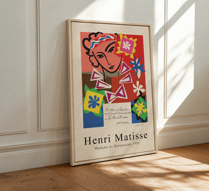 Henri Matisse – Madame de Pompadour, Affiche Vintage