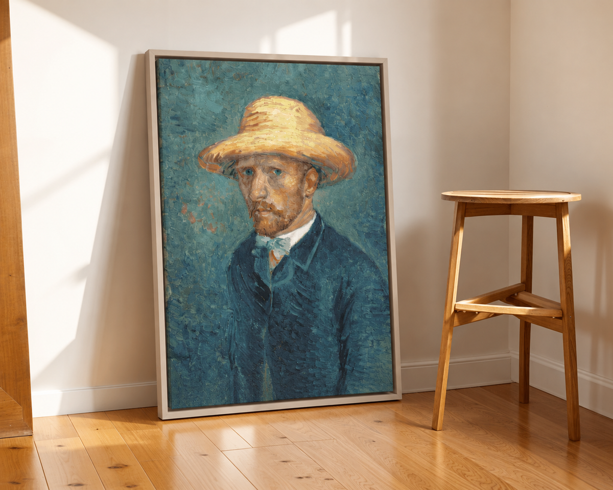 Portrait au chapeau de paille – Vincent van Gogh