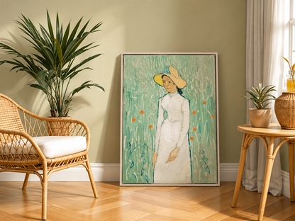 Jeune fille en blanc – Vincent van Gogh
