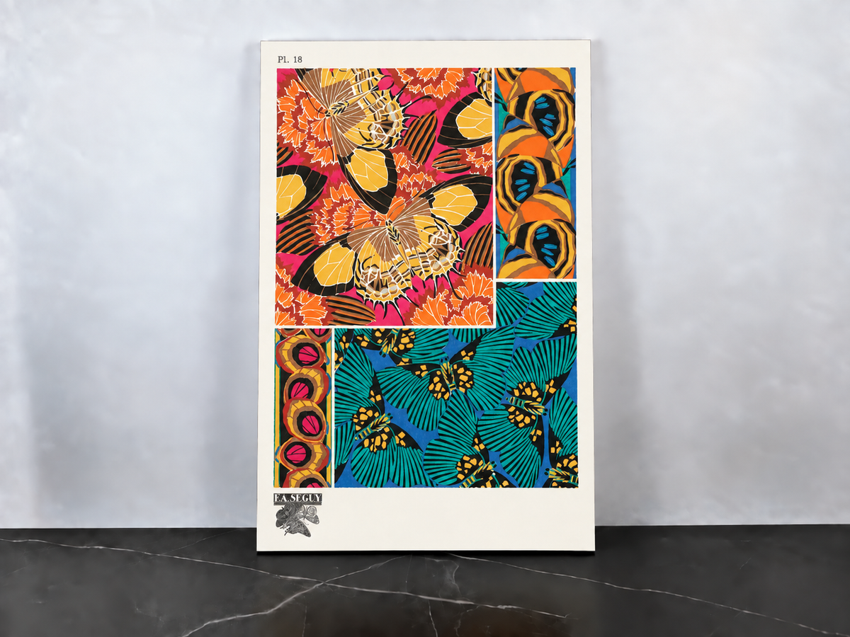 Papillons et motifs décoratifs – E.A. Séguy