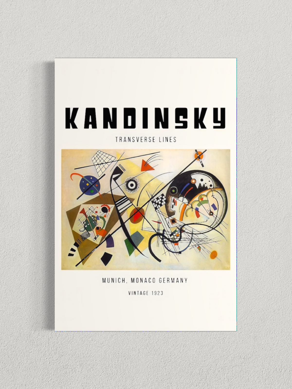 Ligne transversale – Wassily Kandinsky (1923)