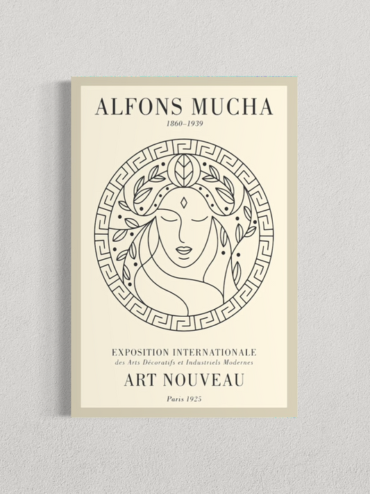 Affiche Art Nouveau – Hommage à Alphonse Mucha