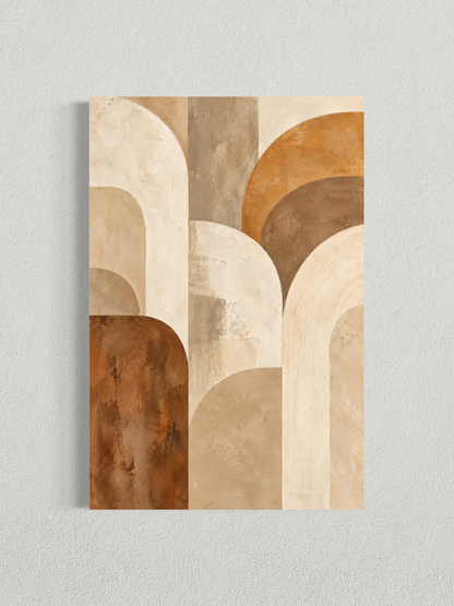 Arches de Terre — Art abstrait texturé