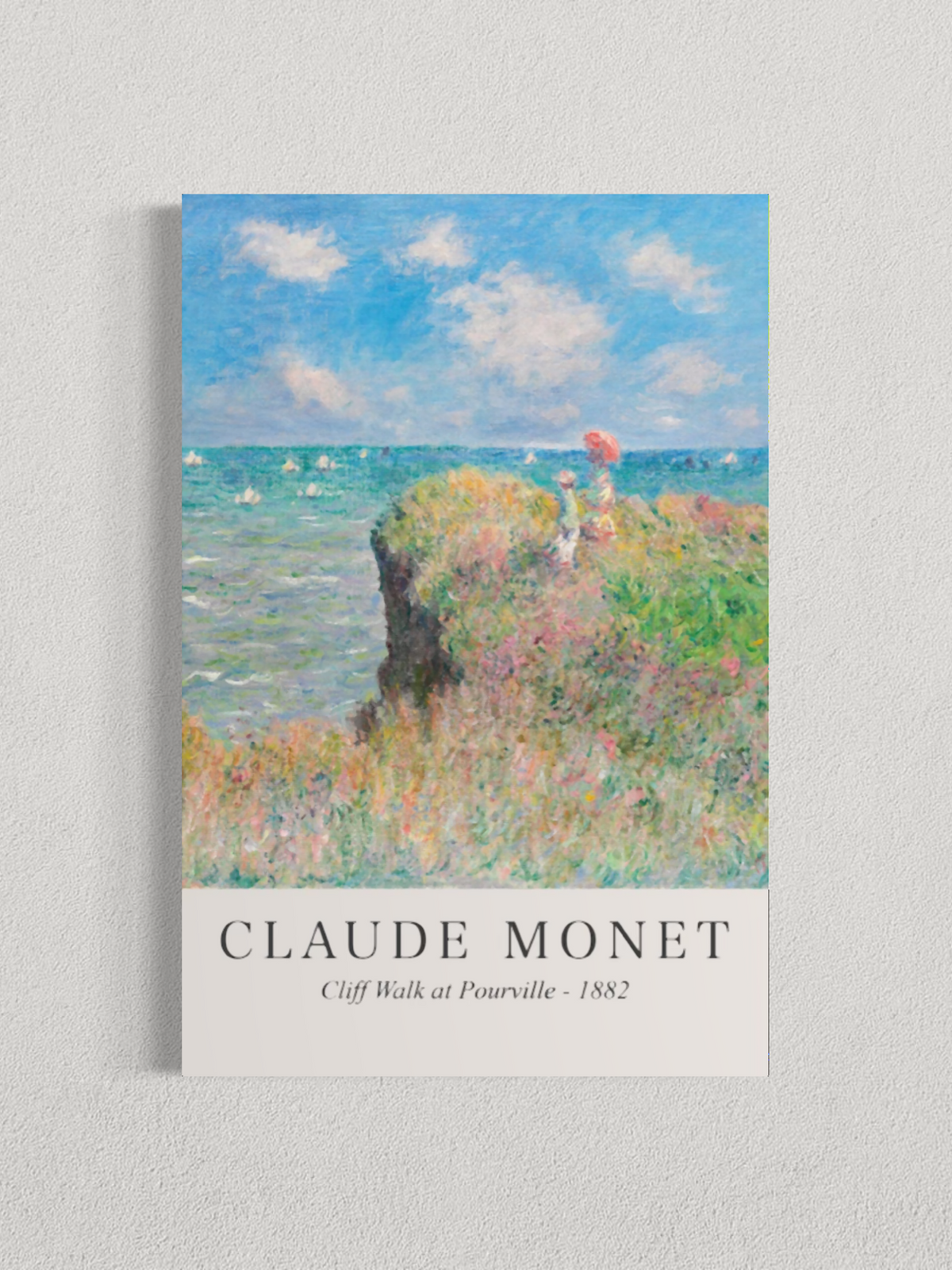 Promenade sur la falaise à Pourville – Claude Monet (1882)