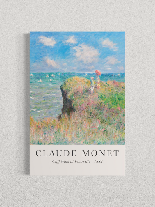 Promenade sur la falaise à Pourville – Claude Monet (1882)