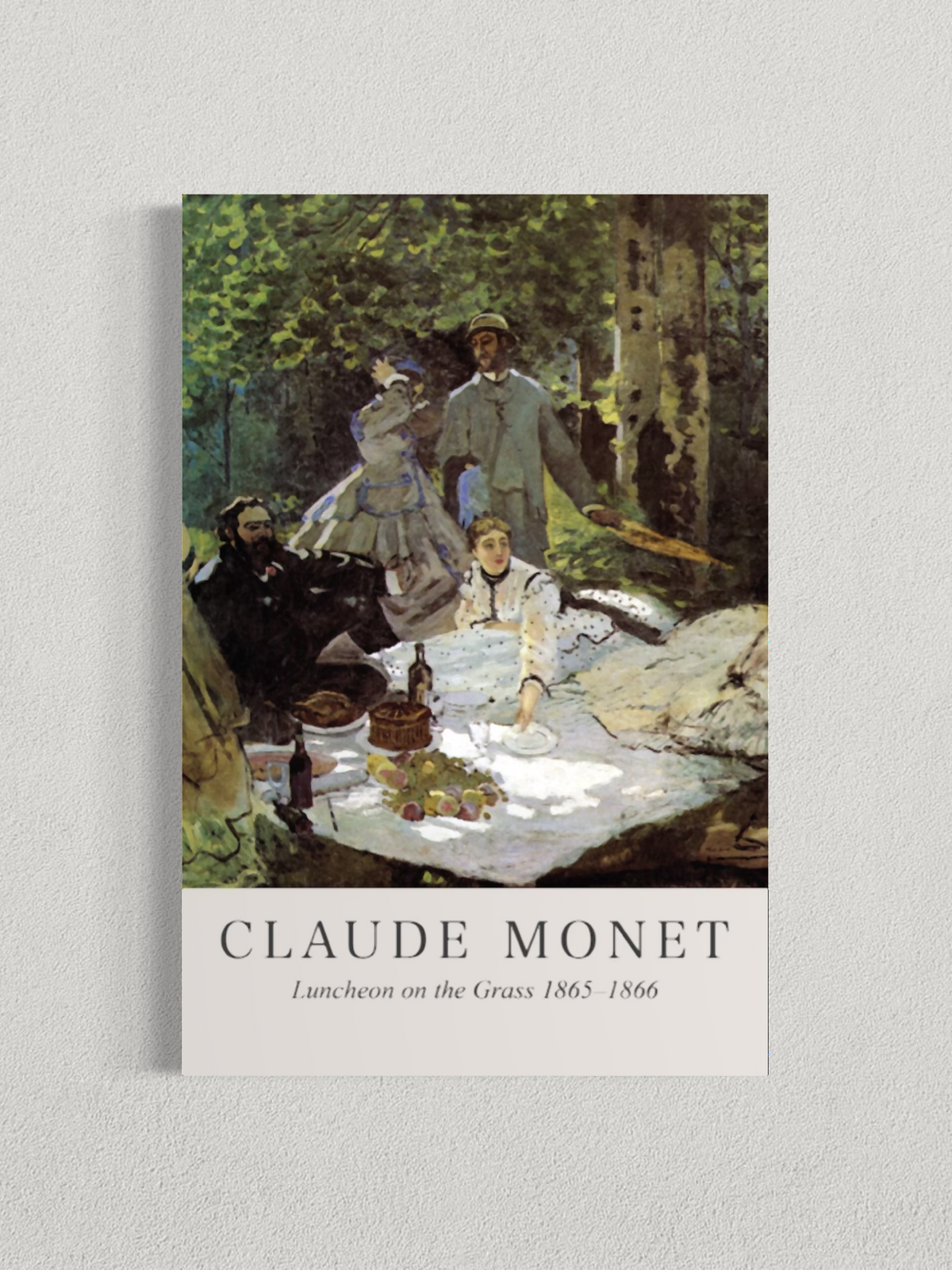 Le Déjeuner sur l’herbe – Claude Monet (1865–1866)