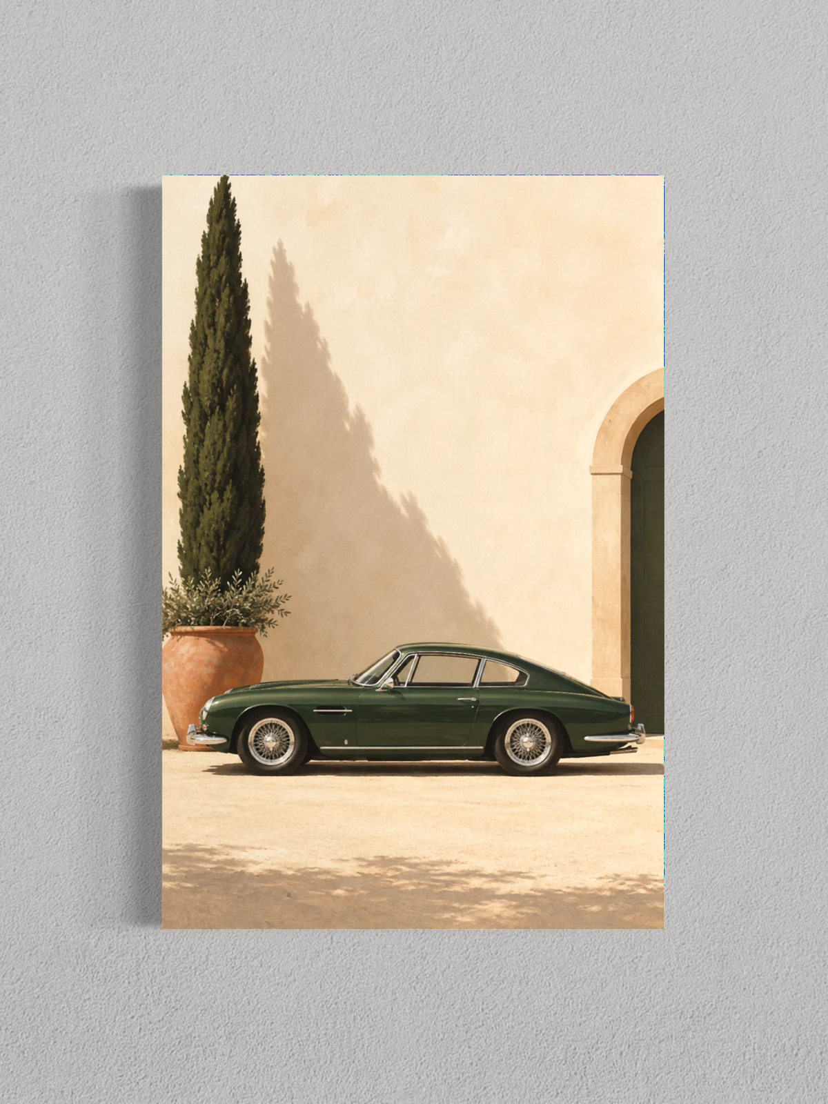 Élégance Classique – Voiture Vintage Méditerranéenne