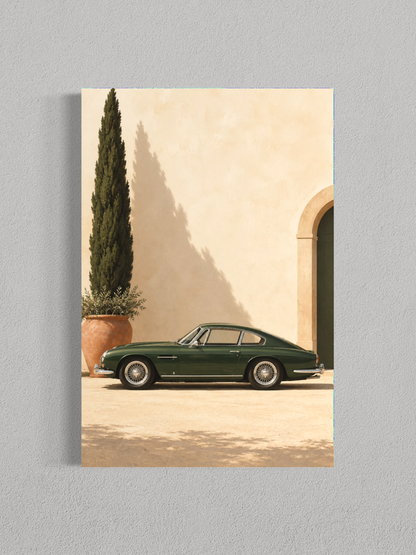 Élégance Classique – Voiture Vintage Méditerranéenne