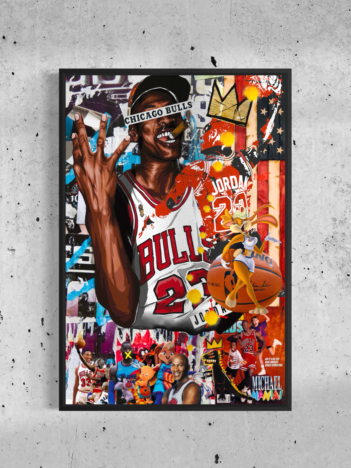 Chicago 23 – Toile Basketball Street Art