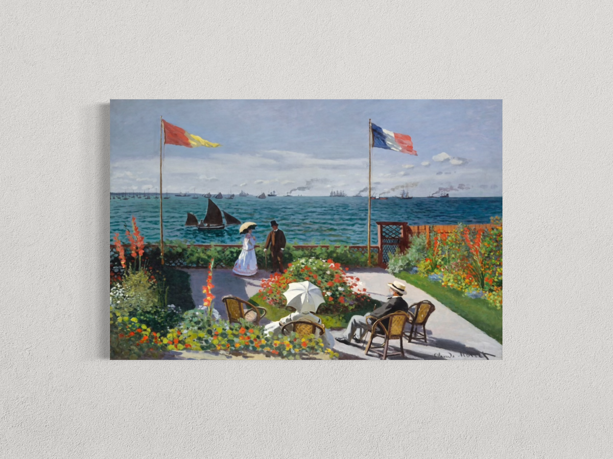 Jardin à Sainte-Adresse – Claude Monet
