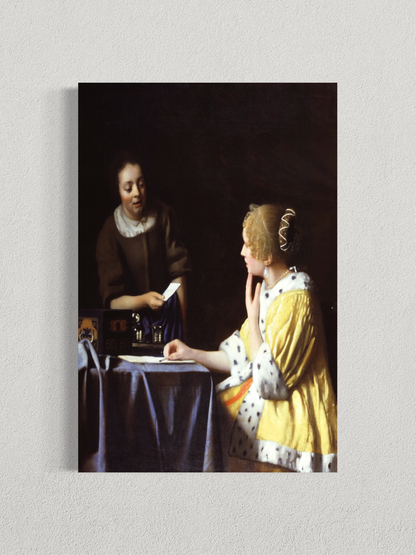 Maîtresse et servante – Johannes Vermeer