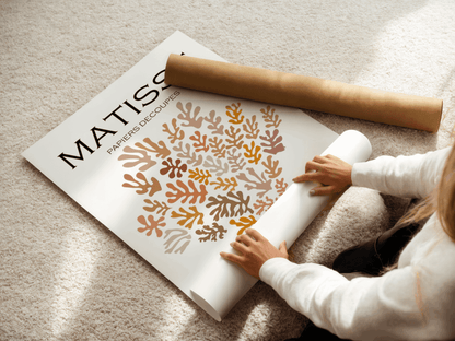 Matisse – Papiers Découpés aux Tons Naturels
