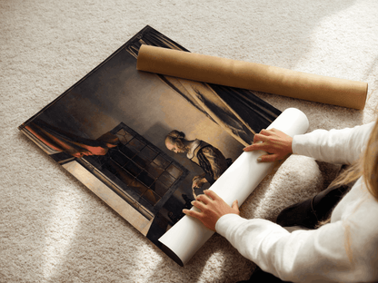 Jeune femme lisant une lettre à la fenêtre – Johannes Vermeer