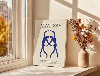 Matisse – Silhouettes Bleues, Affiche Vintage