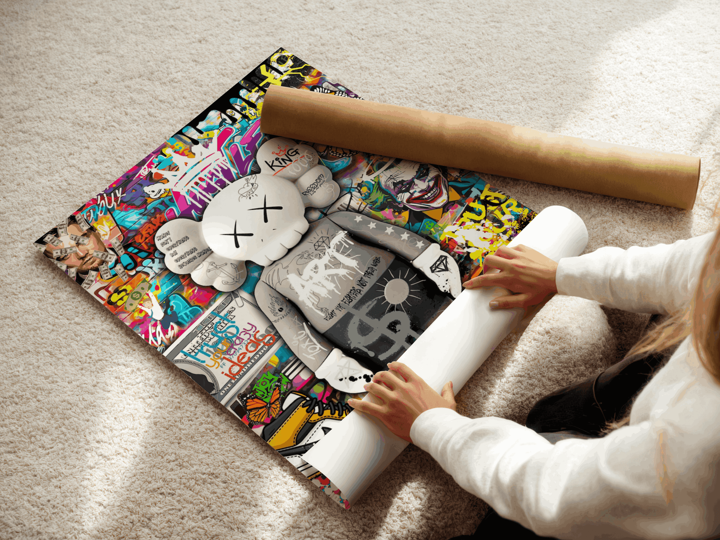 Urban hypebeast -Toile Pop Art Urbaine