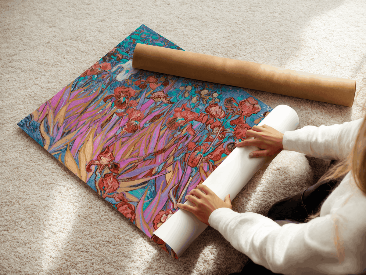 Iris en fleurs – Vincent van Gogh