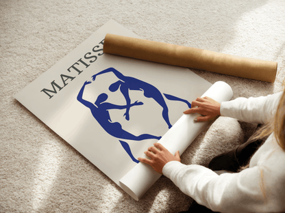 Matisse – Silhouettes Bleues, Affiche Vintage