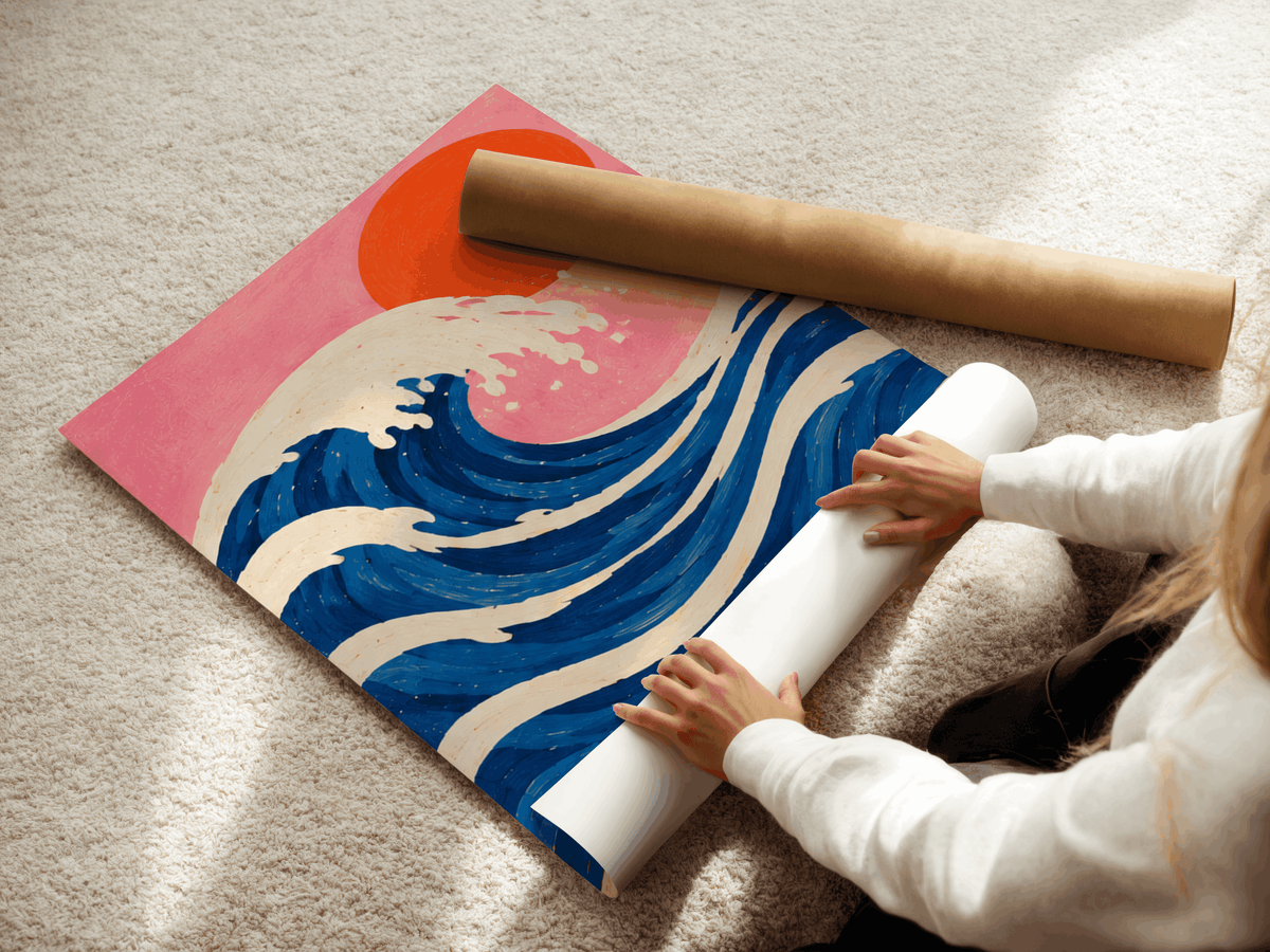 Vague Solaire — Art Japonais Coloré