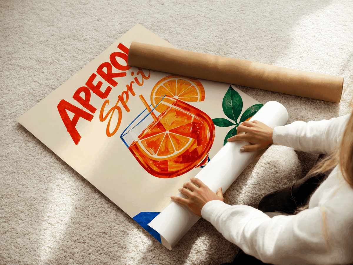 Aperol Spritz — Affiche Cocktail Italienne
