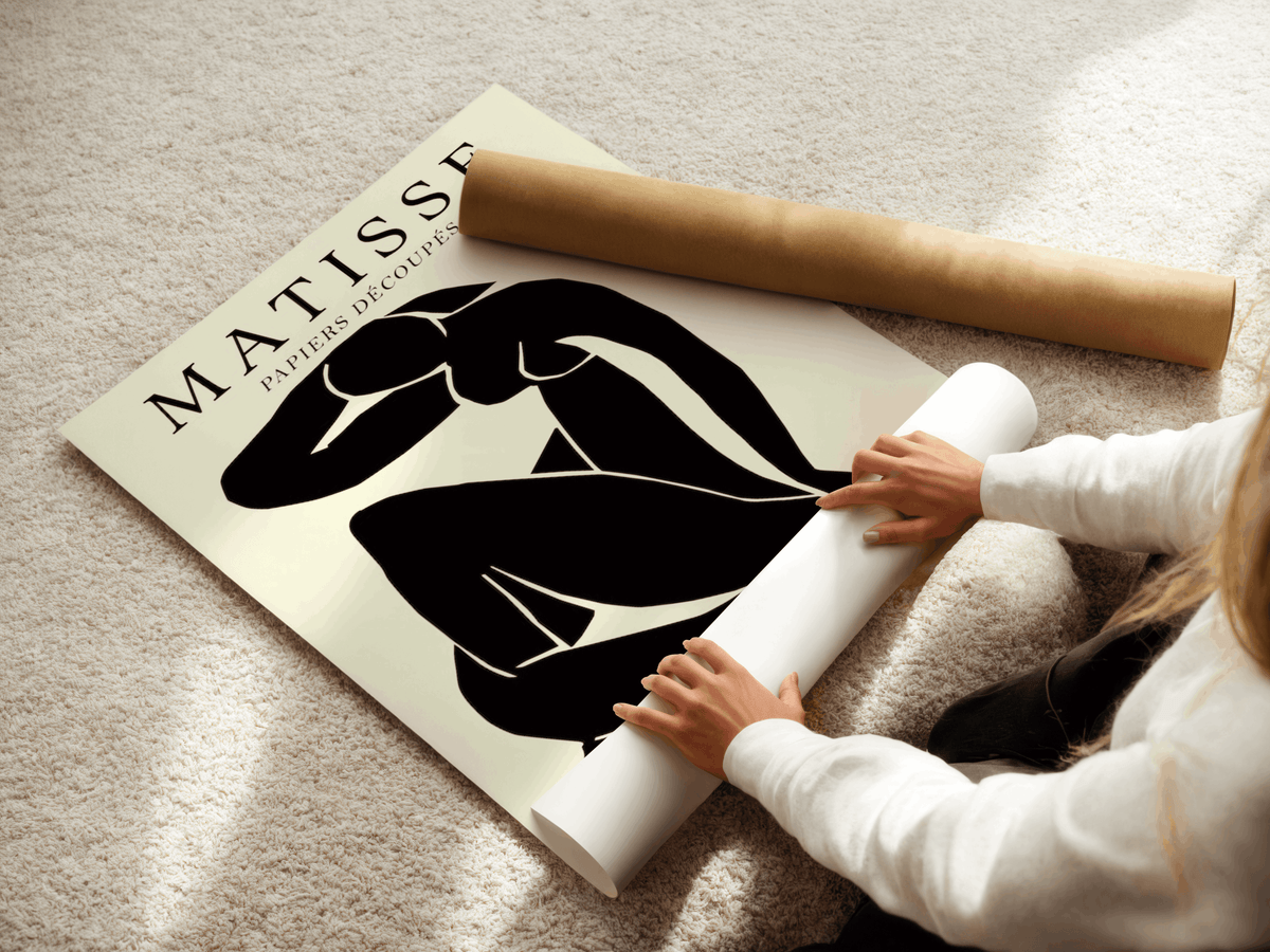 Matisse – Silhouette Noire, Affiche Vintage