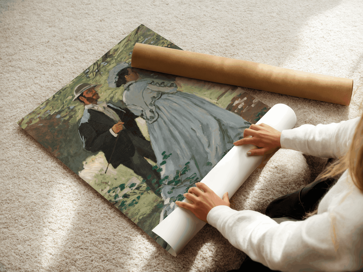 Bazille et Camille – Claude Monet (1865)