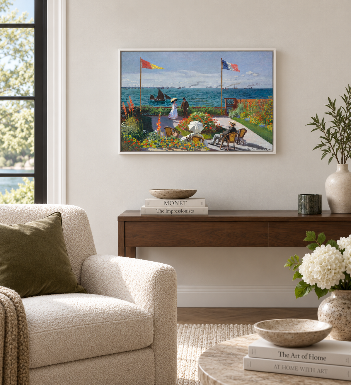 Jardin à Sainte-Adresse – Claude Monet