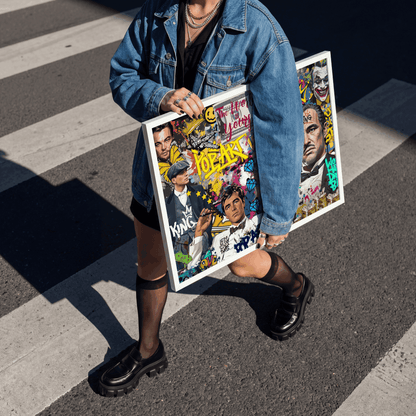 Rois du Pouvoir – Toile Pop Art & Cinéma