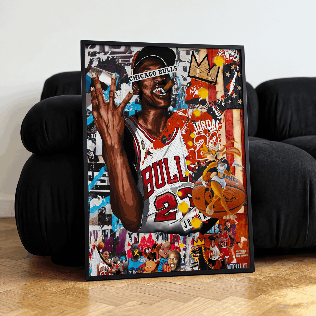 Chicago 23 – Toile Basketball Street Art