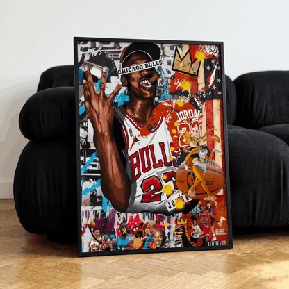 Chicago 23 – Toile Basketball Street Art