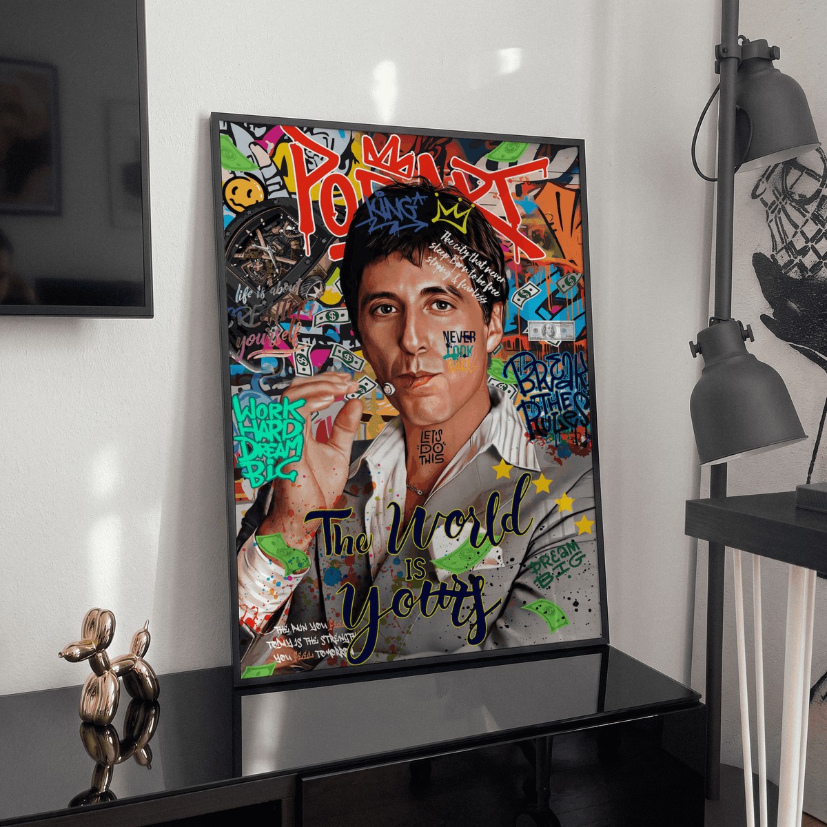 Légende du cinéma des années 80 – Toile Pop Art & Street Art